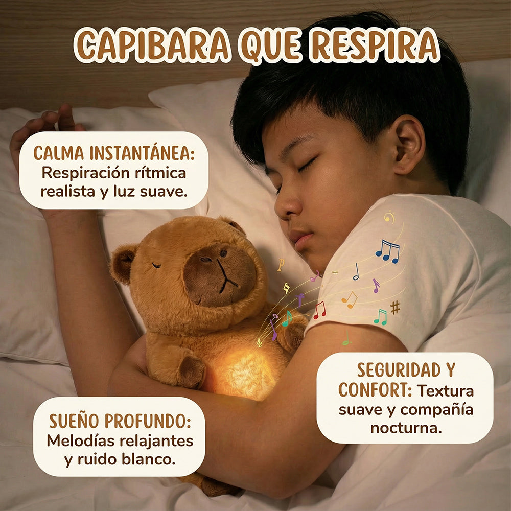 Capibara Antiestrés que Respira | Relajación Instantánea