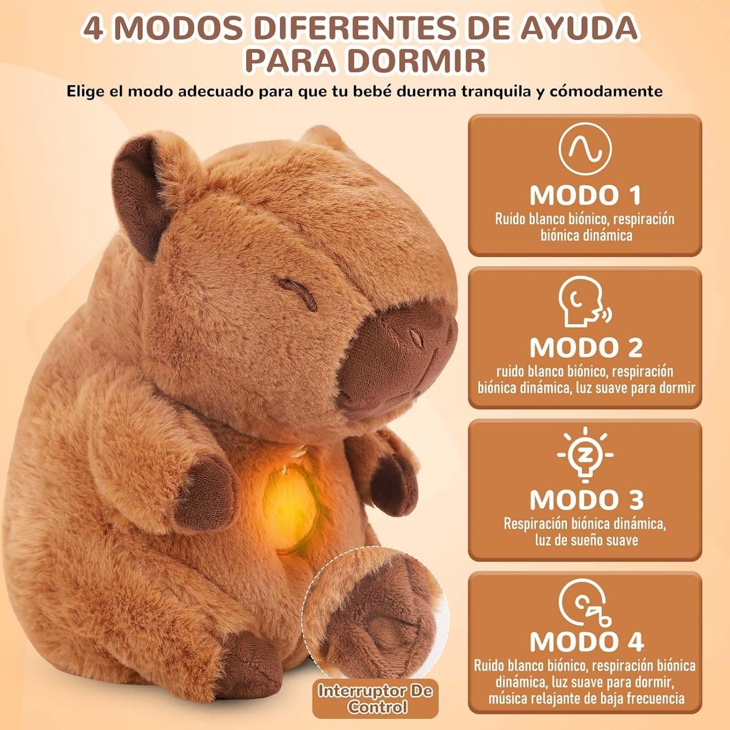 Capibara Antiestrés que Respira | Relajación Instantánea